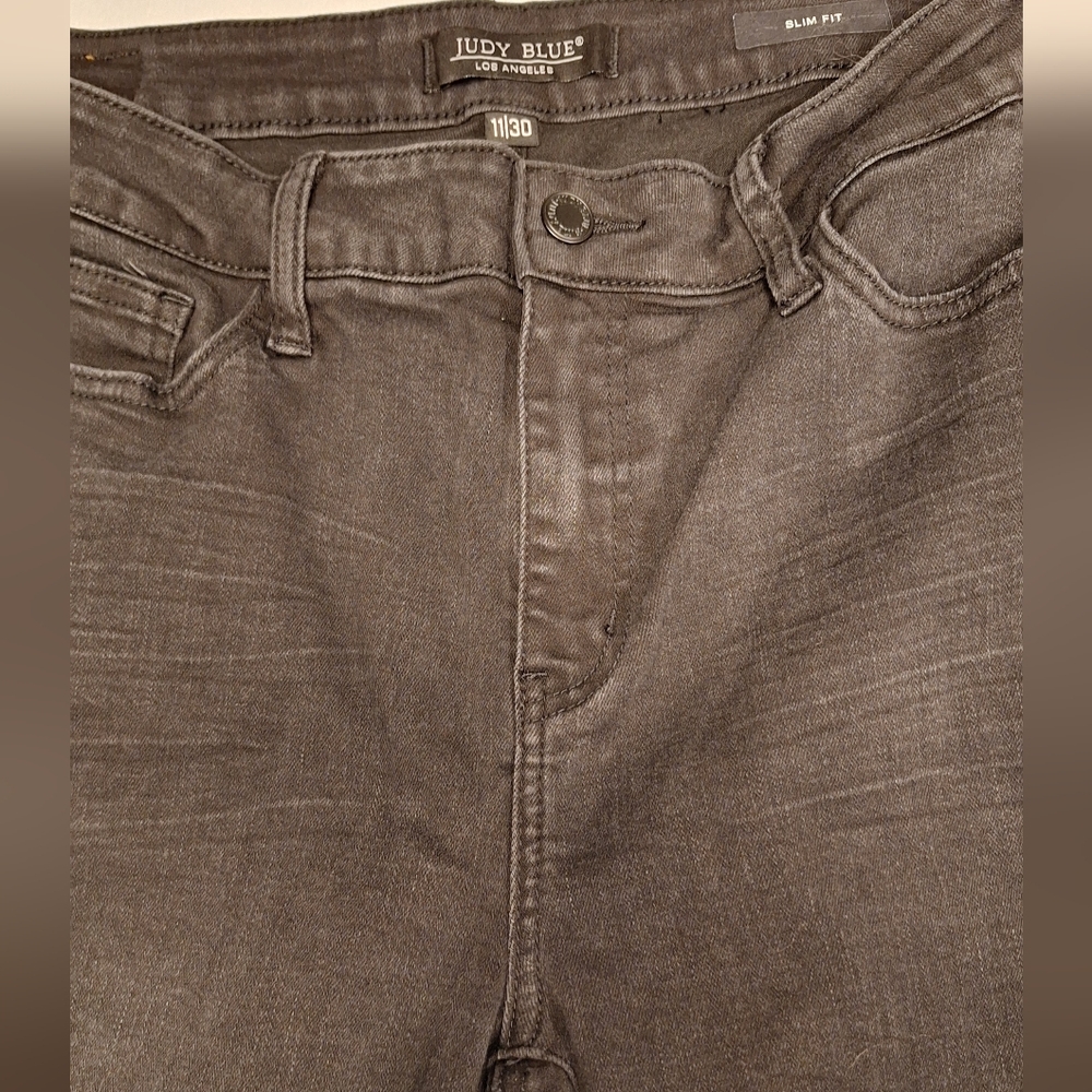 Judy Blue Charcoal Jeans - Picture 5 of 13